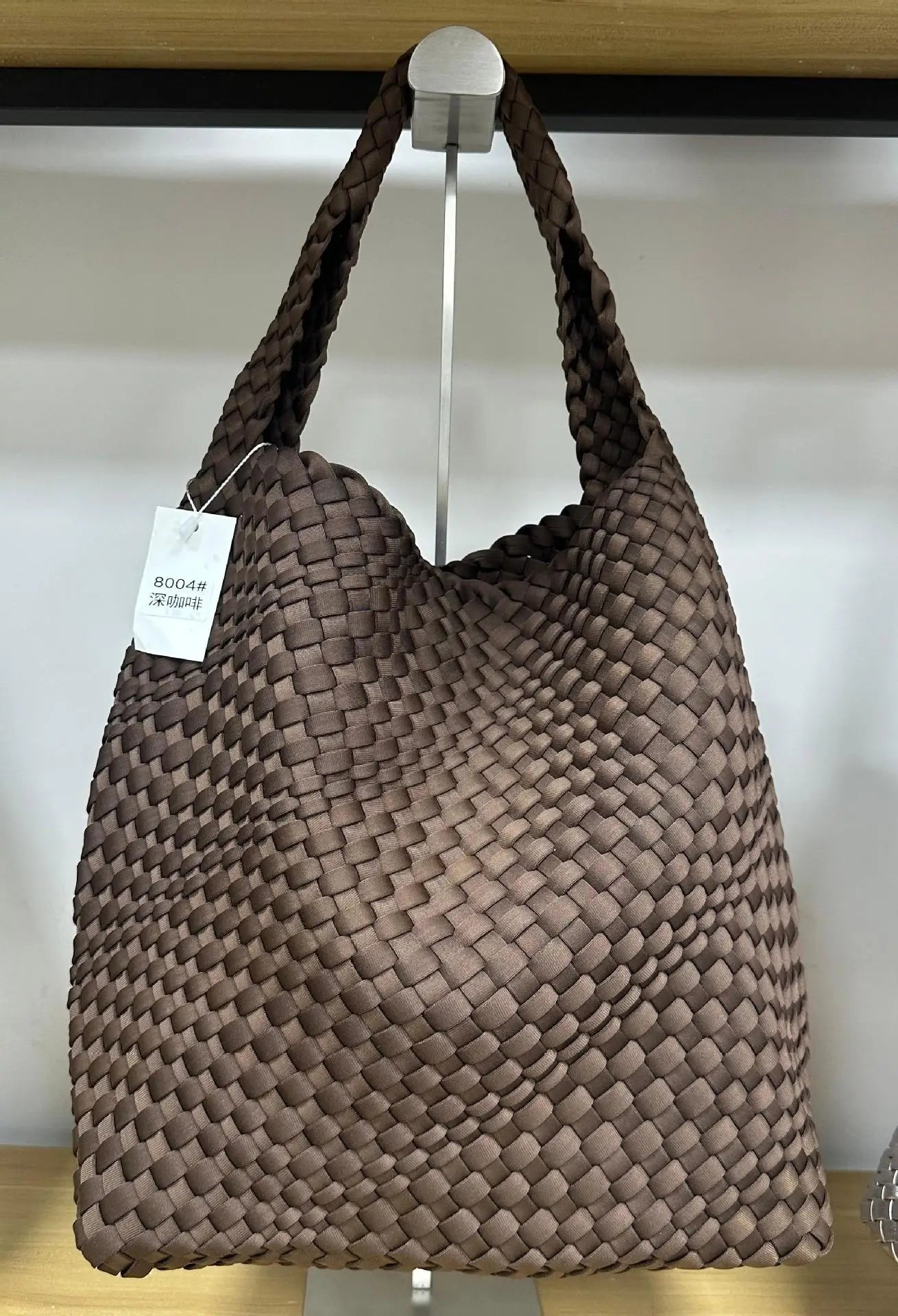 Handmade Neoprene Woven Tote Bag