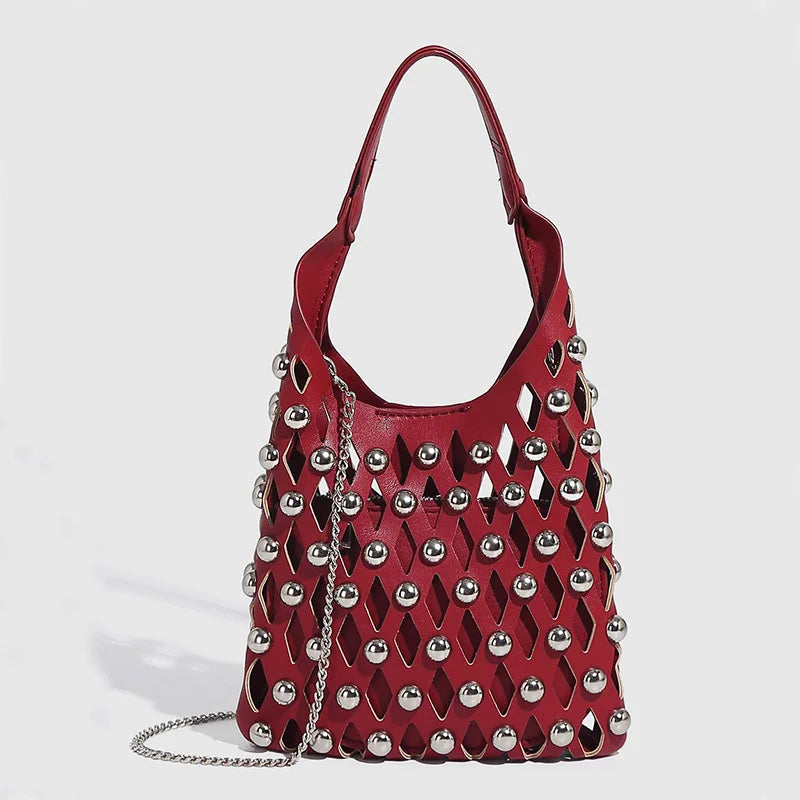 Y2K Chain Vintage Bucket Bag