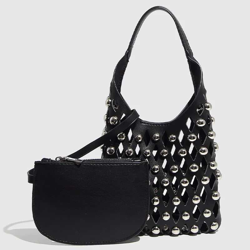 Y2K Chain Vintage Bucket Bag