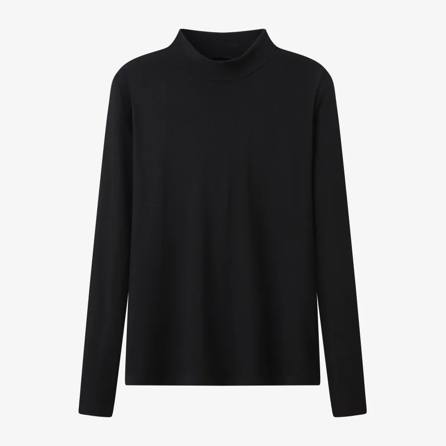 Mockneck Slip Satin Adjustable Floor-Length Dress