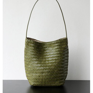 Handwoven Genuine Leather Tote Bag