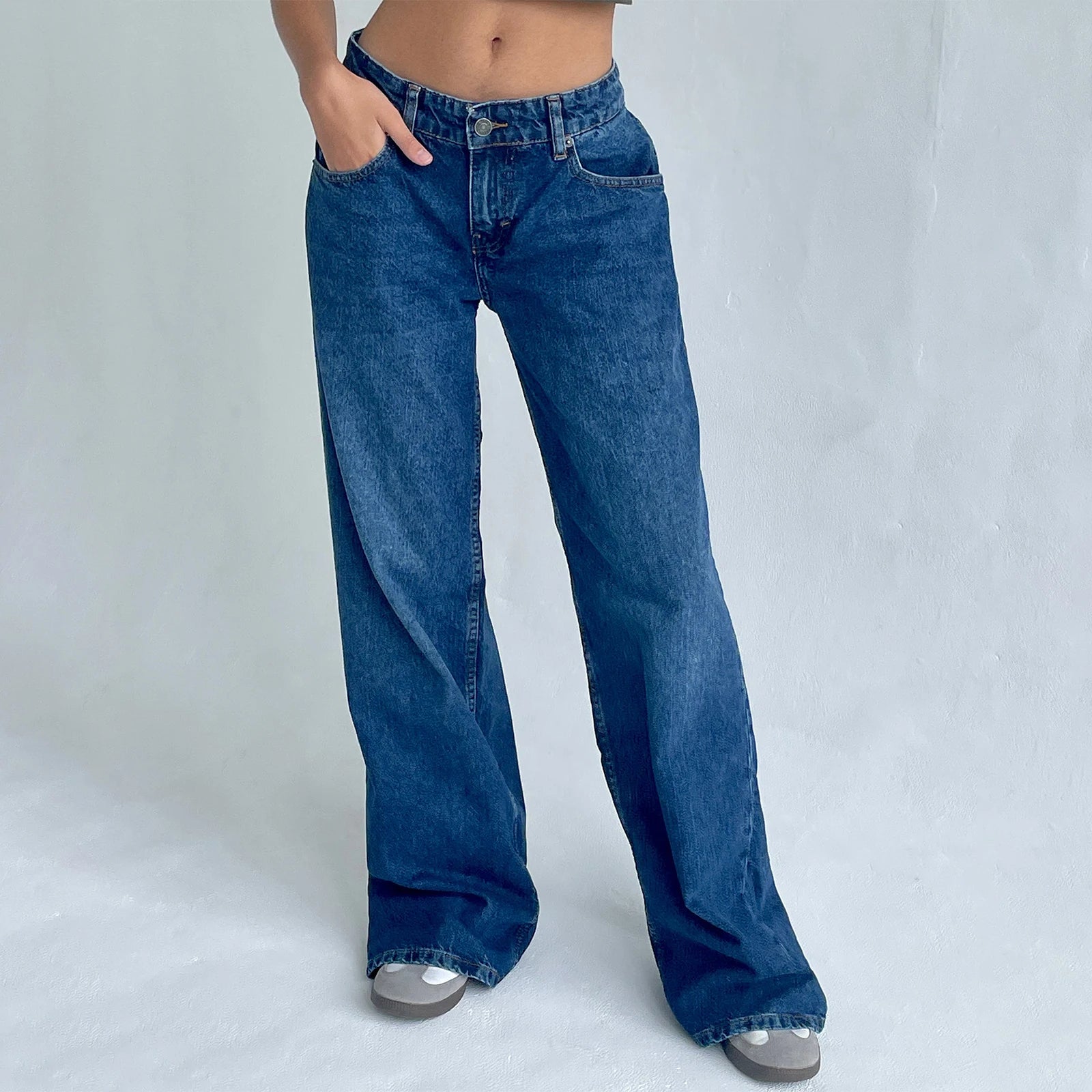 Low Rise Baggy Boyfriend Jeans