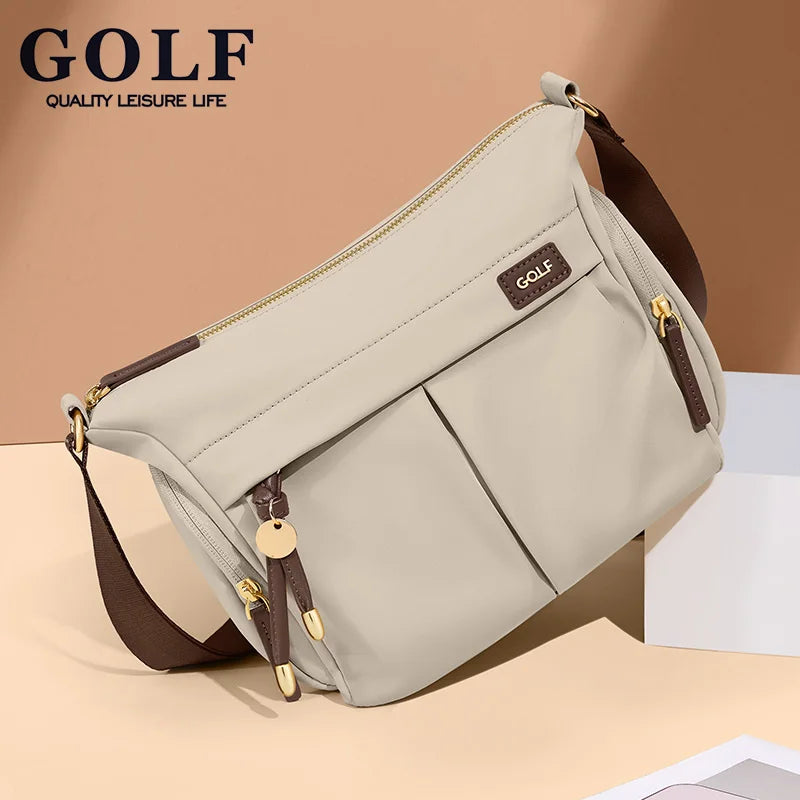 Nylon Mini Bucket Crossbody Purse