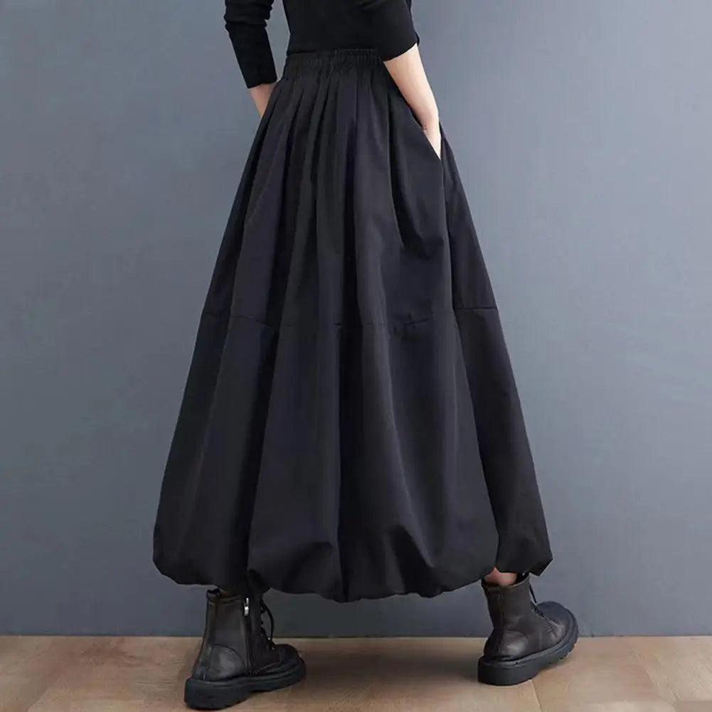 Japanese Style Puff A-Line Skirt