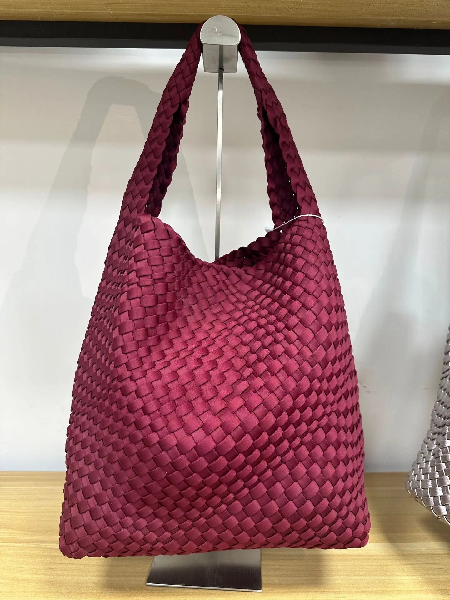 Handmade Neoprene Woven Tote Bag