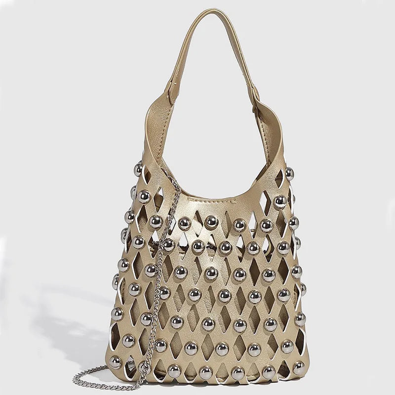 Y2K Chain Vintage Bucket Bag