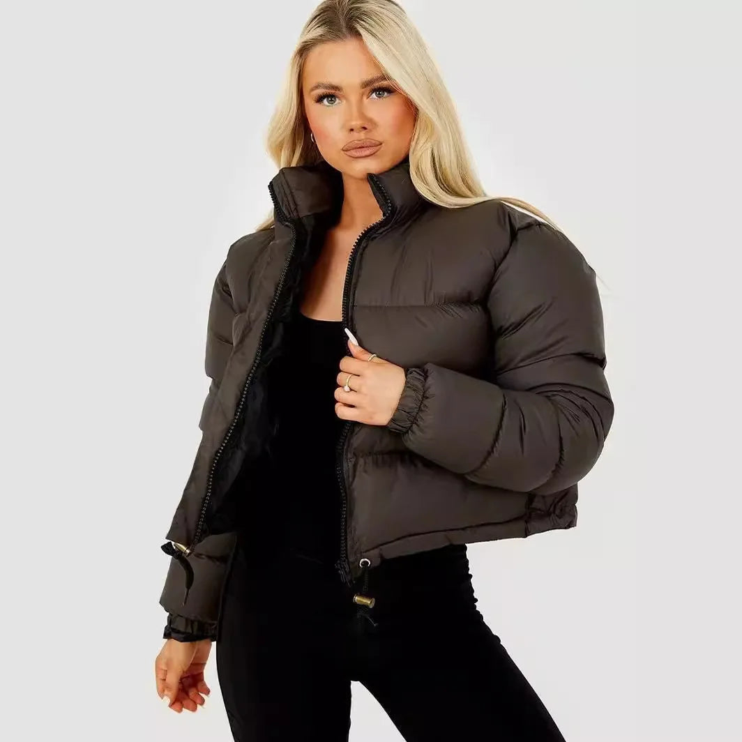 Stand Collar Warm Puffer Jacket