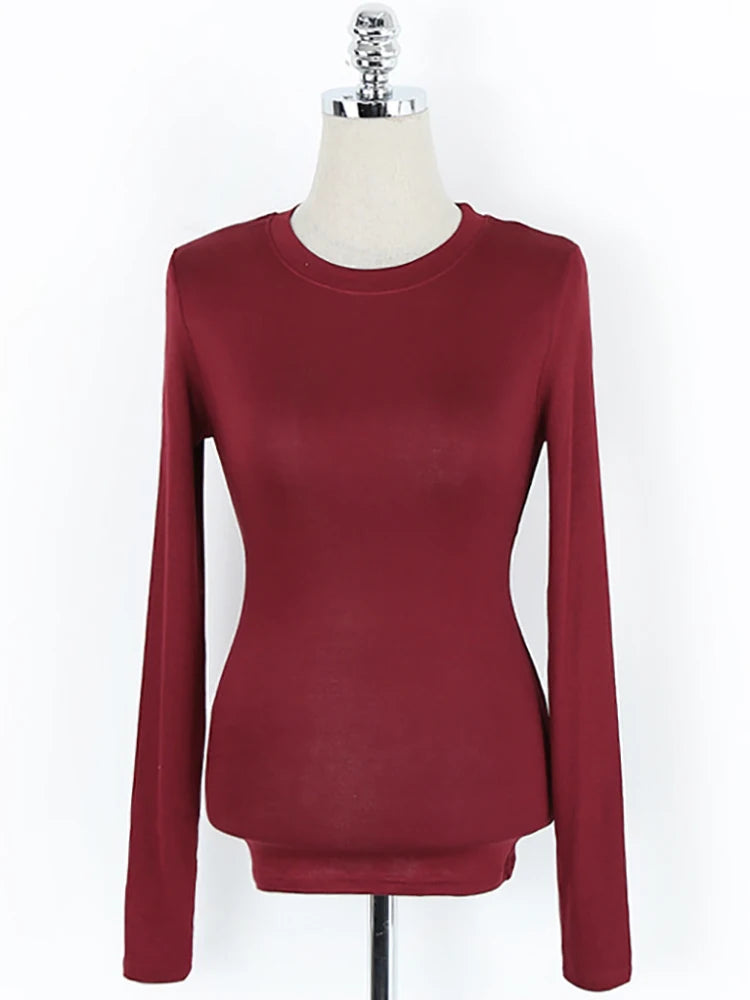 Slim Fit Cotton Long Sleeve T-Shirt