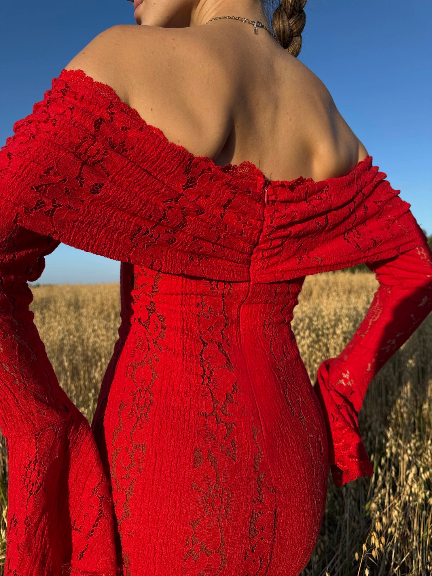 White Off Shoulder Wedding Guest Maxi Dress