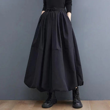 Japanese Style Puff A-Line Skirt