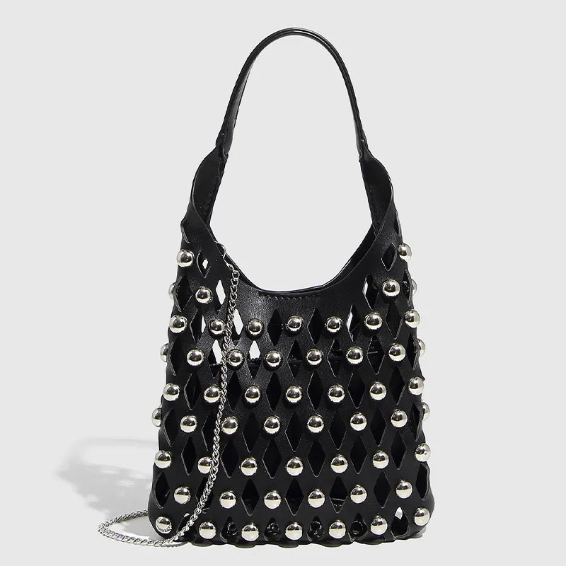Y2K Chain Vintage Bucket Bag